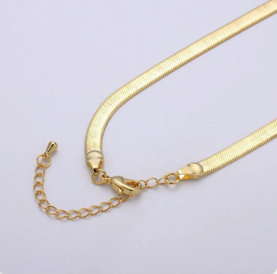 Cadena de espiga vermeil de oro