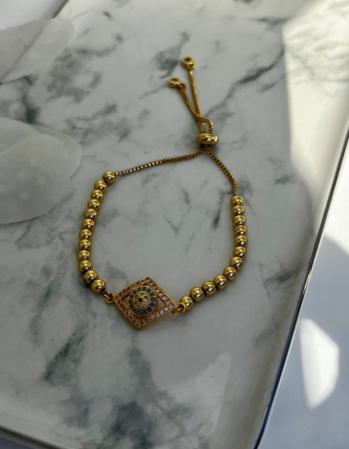 Gold Evil Eye